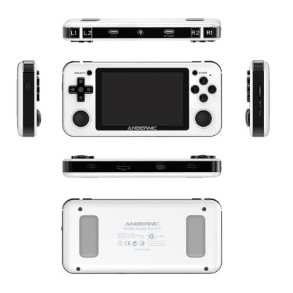 Powkiddy RG351P 3.5 inch IPS Screen Double Joystick Retro Handheld Game Console 1GB+64GB Memory, Linux OS(White) - Image 3