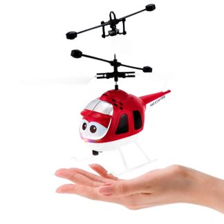 8188  2CH Infrared Sensor Hand Induction Mini Helicopter with LED Light (Red)