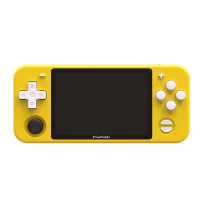 Powkiddy RGB10 3.5 inch IPS Screen Retro Classic Games Handheld Game Console + 64GB Memory Card, Linux OS (Yellow) - Image 2