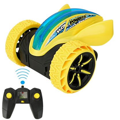 JJR/C Q77 2.4GHz Remote Control Stunt Car Vehicle Toy (Yellow)