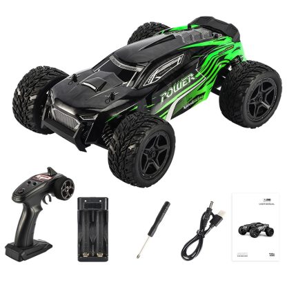 JJR/C Q122A 1:16 2.4GHz Remote Control Speed Racing Off-road Car Vehicle Toy (Green) - Image 3