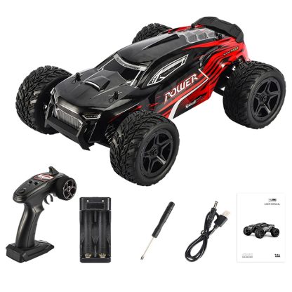 JJR/C Q122A 1:16 2.4GHz Remote Control Speed Racing Off-road Car Vehicle Toy (Red) - Image 3