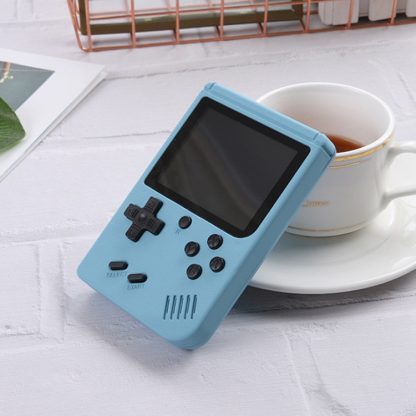 MK800 3.0 inch Macaron Mini Retro Classic Handheld Game Console for Kids Built-in 800 Games, Support AV Output (Blue) - Image 2