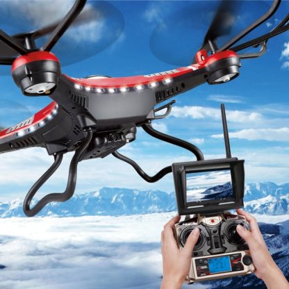 JJR/C H8D 360 Degree Flip 4-Channel 2.4GHz 5.8G Real-time FPV Radio Control Quadcopter with 2.0MP Camera & FPV Monitor D