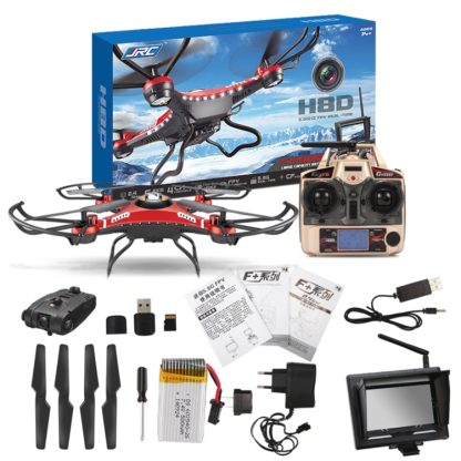 JJR/C H8D 360 Degree Flip 4-Channel 2.4GHz 5.8G Real-time FPV Radio Control Quadcopter with 2.0MP Camera & FPV Monitor D - Image 3