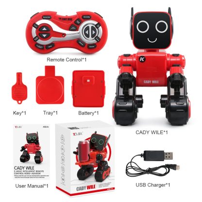 YDJ-K3 Smart Robots Support Dance Voice Control Education(Red) - Image 2