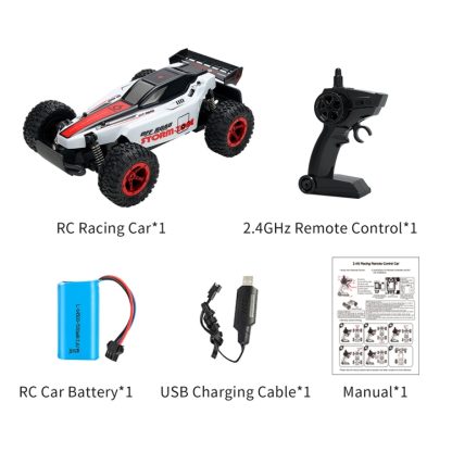 YDJ-D886 2.4G 1:14 4WD High Speed RC Car (Red) - Image 2