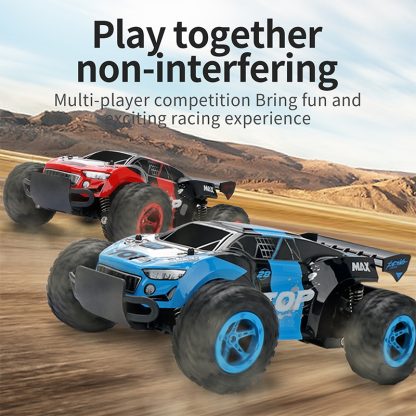 YDJ-D887 4WD 2.4G RC Racing Car Buggy Off-Road Remote Control Trucks (Blue) - Image 3