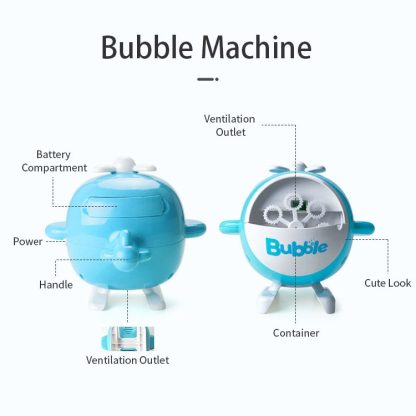 YDJ-V07 Automatic Bubble Machine (With Battery)(Blue) - Image 2