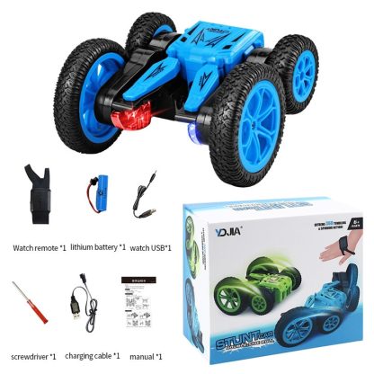 YDJ-D850 1:24 2.4G 360 degree Roller Remote Control Stunt Buggy Car (Red) - Image 2