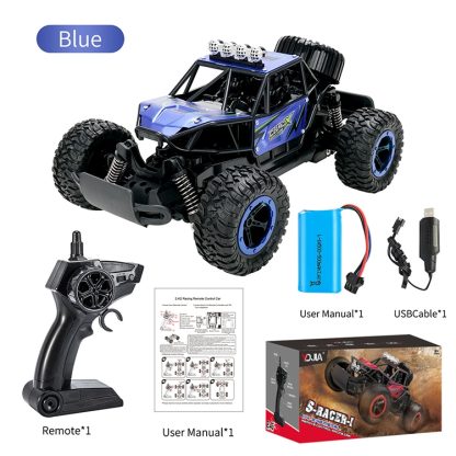 YDJ-D880 2.4G Alloy Remote Control Car Children Toy(Blue) - Image 2