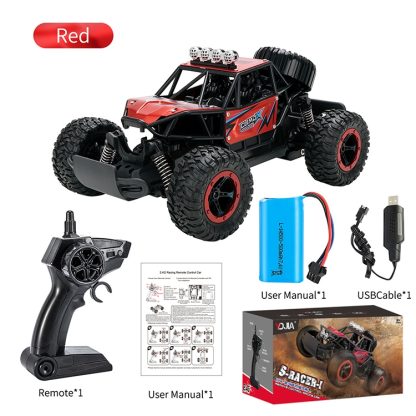 YDJ-D880 2.4G Alloy Remote Control Car Children Toy(Red) - Image 2