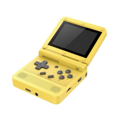 Powkiddy V90 3.0 inch IPS Screen 64-bit Retro Handheld Game Console with 16GB Memory (Yellow) - Image 2