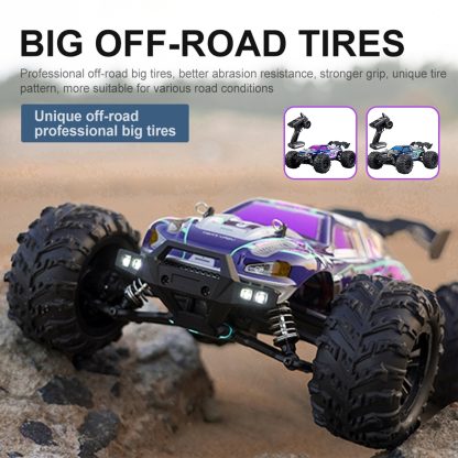 SCY-16101 2.4G 1:16 Electric 4WD RC Monster Truck Coupe Car Toy (Purple) - Image 3