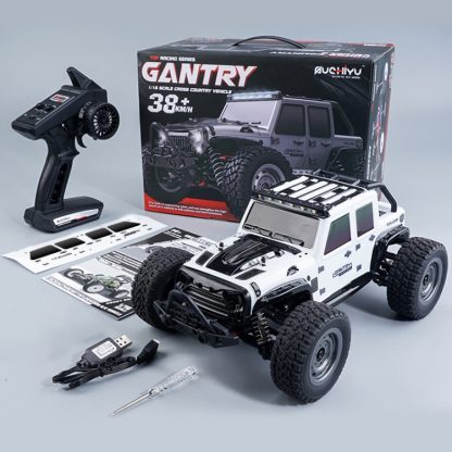 SCY-16103 2.4G 1:16 Electric 4WD RC Off-road Vehicle Car Toy (White) - Image 2