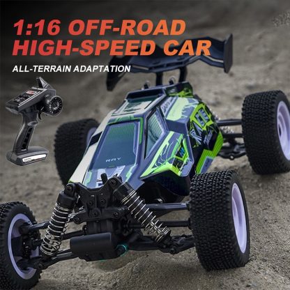 SCY-16201 2.4G 1:16 Electric 4WD RC Racing Off-road Vehicle Car Toy (Green) - Image 3