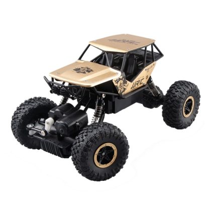 JJR/C Q50 1:18 Scale 2.4GHz 4 Wheel Drive Racing Climbing Car RC Off-road Car with Remote Controller(Gold) - Image 2