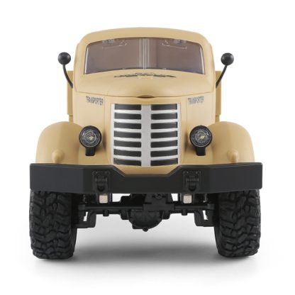 JJR/C Q60 Transporter-1 Full Body 1:16 Mini 2.4GHz RC 6WD Tracked Off-Road Military Truck Car Toy(Yellow) - Image 3