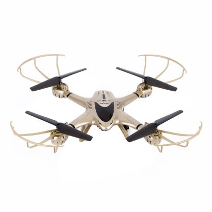 MJX X401H FPV WiFi 2.4GHz 4 Channels 6 Axis Gyro Drone 2.4GHz RC Mini Quadcopter with 0.3MP Camera(Gold) - Image 3