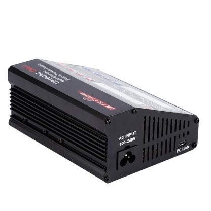 UP100AC Dual Port LiPo 100Watt 10/6Amp AC DC Balancing Battery Charger with Power Supply(Black) - Image 3