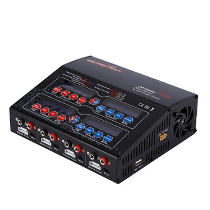 UP240AC Plus (240W / 4 x 60W / 2 x 120W) 4 Port Multi Balance Charger with Power Supply(Black)