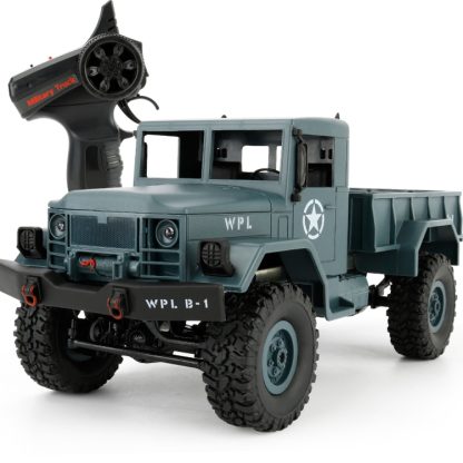 WPL  B-14 1:16 Mini 2.4G 4WD RC Crawler Off Road Car with Light RTR(Blue) - Image 2