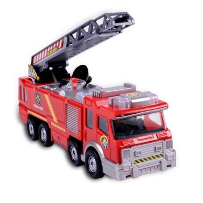 Electric Sounding Lighting Water Spraying Fire Truck Model Car - Image 2