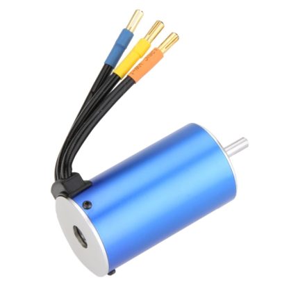 3665 4 Poles 3100KV Brushless Motor for RC Car Boat(Blue) - Image 3