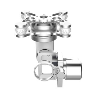 EHANG Ghostdrone 2.0 Quadcopter Aviation Aluminium 3-Axles Aerial Gimbal for GoPro 4 / 3+ / 3(Silver)