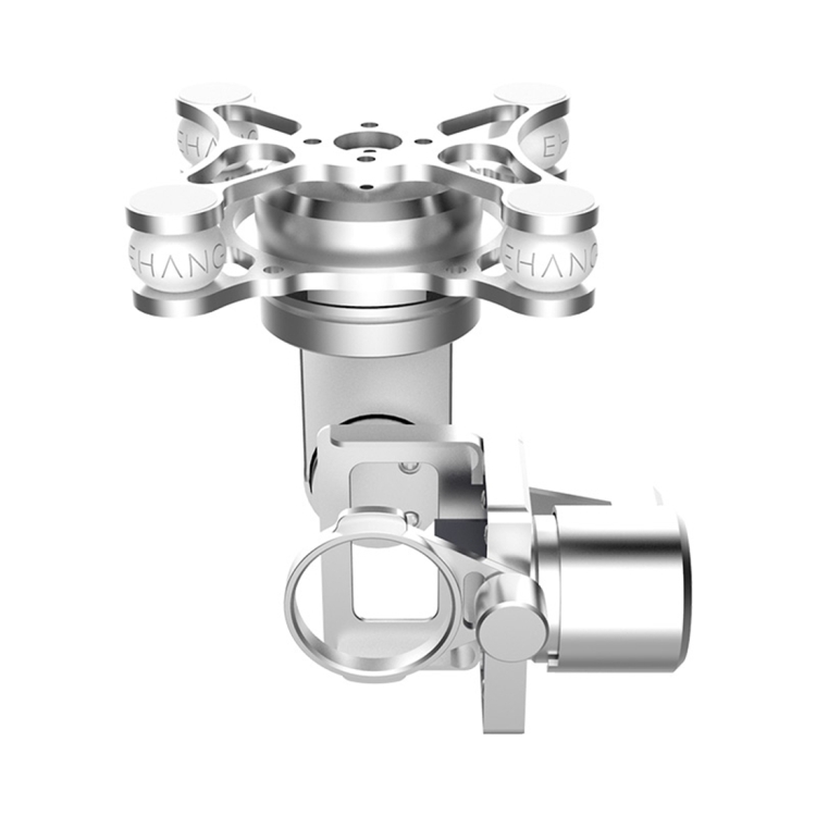 EHANG Ghostdrone 2.0 Quadcopter Aviation Aluminium 3-Axles Aerial Gimbal for GoPro 4 / 3+ / 3(Silver)