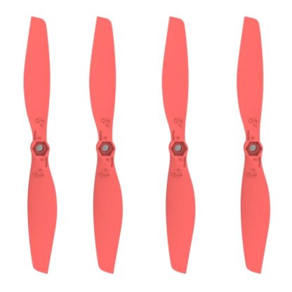 2 Pairs Quick Release Propeller CW/CCW Props for EHANG Ghostdrone 2.0 Quadcopter (Red)