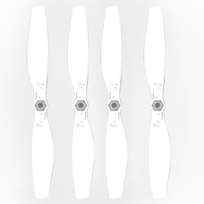 2 Pairs Quick Release Propeller CW/CCW Props for EHANG Ghostdrone 2.0 Quadcopter (White)