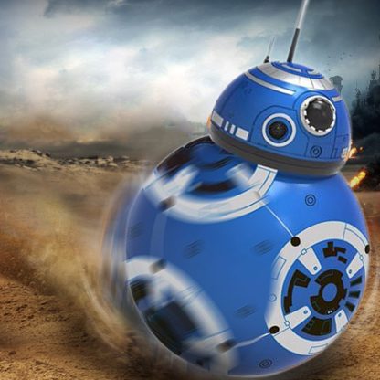 Colorful LED Music 360 Degree Rolling Ball Robot with Remote Control, Size: About 13*13*20.5cm(Blue)