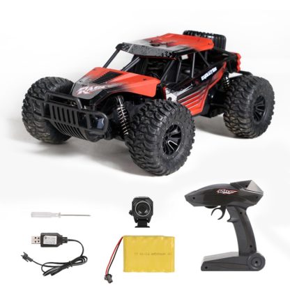 HELIWAY DM-1801 2.4GHz Four-way Remote Vehicle Toy Car with Remote Control & 720P HD WiFi Camera(Red) - Image 3