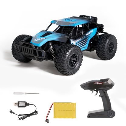 HELIWAY DM-1801 2.4GHz Four-way Remote Vehicle Toy Car with Remote Control(Blue) - Image 3