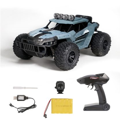 HELIWAY DM-1803 2.4GHz Four-way Remote Vehicle Toy Car with Remote Control & 480P HD WiFi Camera(Blue) - Image 3