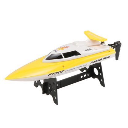 HELIWAY FT007 4-Channel 2.4GHz R/C Racing Boat Speed Boat Kids Toy with Remote Controller(Yellow) - Image 2