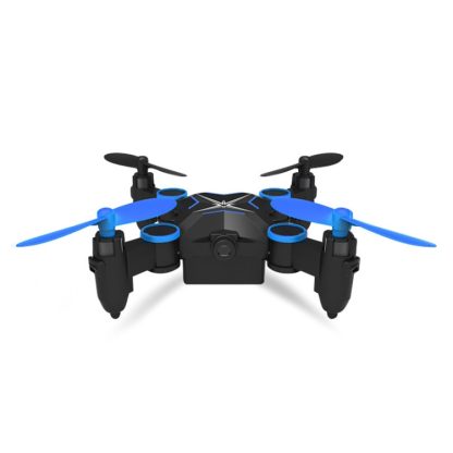 HELIWAY 901H Mini Foldable 4-Axis Quadcopter with Remote Control, Support  Headless Mode & Air Pressure Constant(Blue) - Image 2