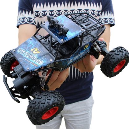 2.4GHz 4WD Double Motors Off-Road Climbing Car Remote Control Vehicle, Model:6255 (Blue)