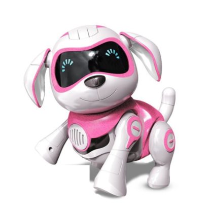 USB Charging Smart Touch Sensing Machine Dog Children Electric Toys, Supports Walking & Gnawing Bones & Lights & Music(P