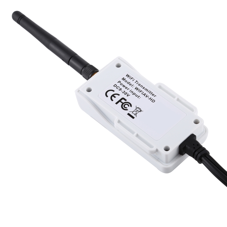 903S WiFi HD Video Transmitter for Car, with Mini Butterfly Type Rear View Camera(White) - Image 3