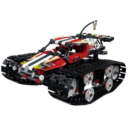 MoFun 13023 DIY Assembled Electric Crawler High Speed Car 2.4G Four-way Remote Control Car(Red)