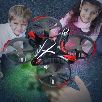 JJR/C H56 Interactive Induction 2.4GHz RC Drone Quadcopter with LED Light & Remote Control, 360 Degree Flip, Headless Mo