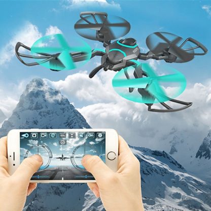 S8 Selfie Foldable 2.4GHz RC Mini Quadcopter with WiFi 0.3MP Camera & Remote Control & LED Light, One Key Return, Hover