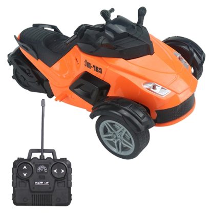 MoFun 869-72A 1:14 Remote Control Three-wheeled Sports Motorcycle Toy Moto(Orange)