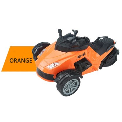 MoFun 869-72A 1:14 Remote Control Three-wheeled Sports Motorcycle Toy Moto(Orange) - Image 2