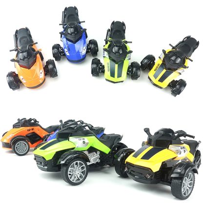 MoFun 869-72A 1:14 Remote Control Three-wheeled Sports Motorcycle Toy Moto(Orange) - Image 3