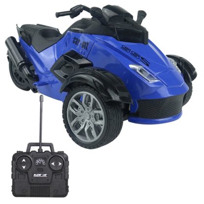 MoFun 869-72A 1:14 Remote Control Three-wheeled Sports Motorcycle Toy Moto(Blue)