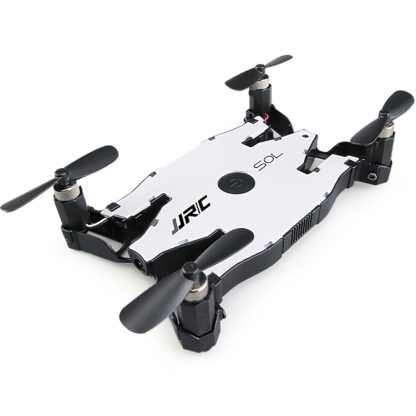 JJR/C H49 Ultrathin Folding Drone 3D Flip WiFi Real-time RC Quadcopter with 720P Camera & LED Light, Altitude Hold, Real