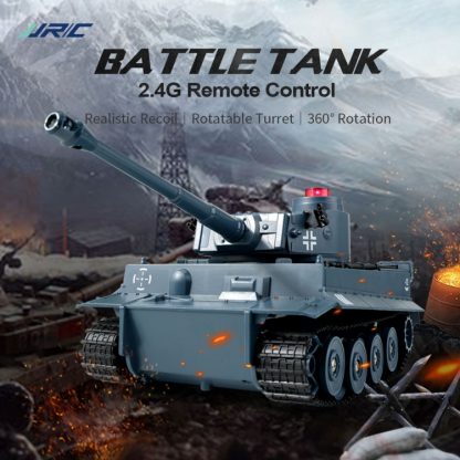 JJR/C Q85 2.4Ghz Remote Control Battle Tank Vehicle Toy (Green) - Image 2